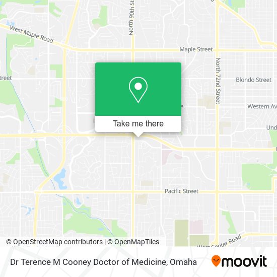 Dr Terence M Cooney Doctor of Medicine map