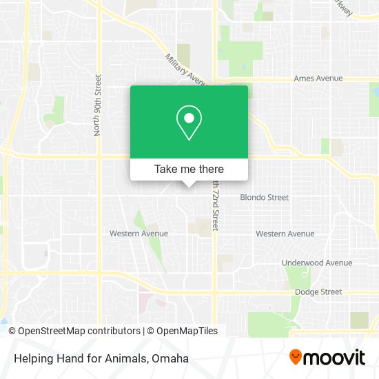 Helping Hand for Animals map