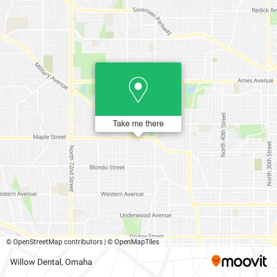 Willow Dental map