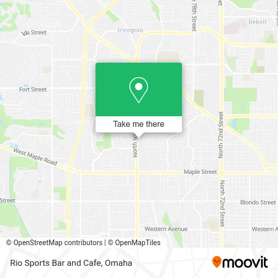 Rio Sports Bar and Cafe map