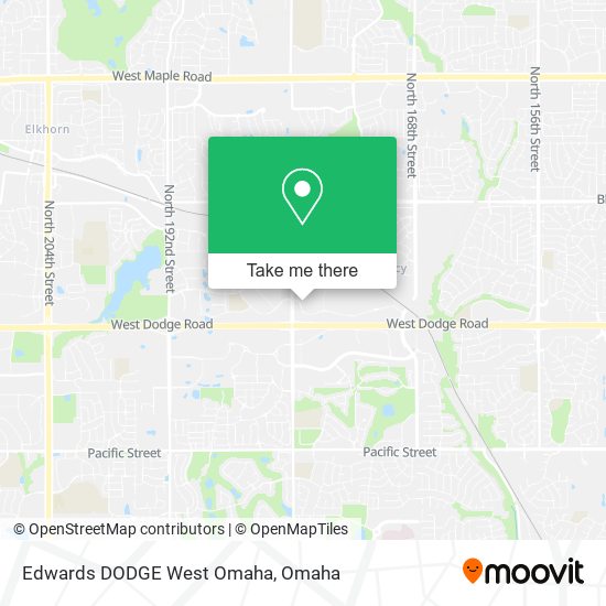 Edwards DODGE West Omaha map