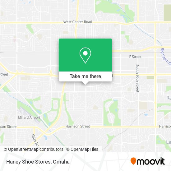 Haney Shoe Stores map