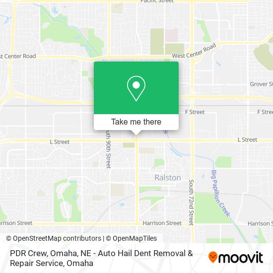 Mapa de PDR Crew, Omaha, NE - Auto Hail Dent Removal & Repair Service