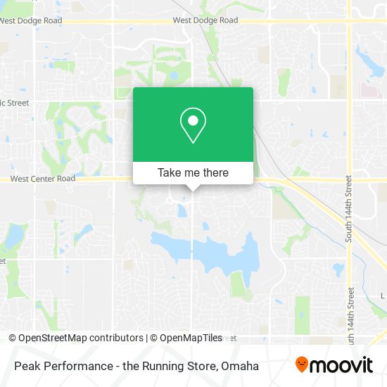 Peak Performance - the Running Store map