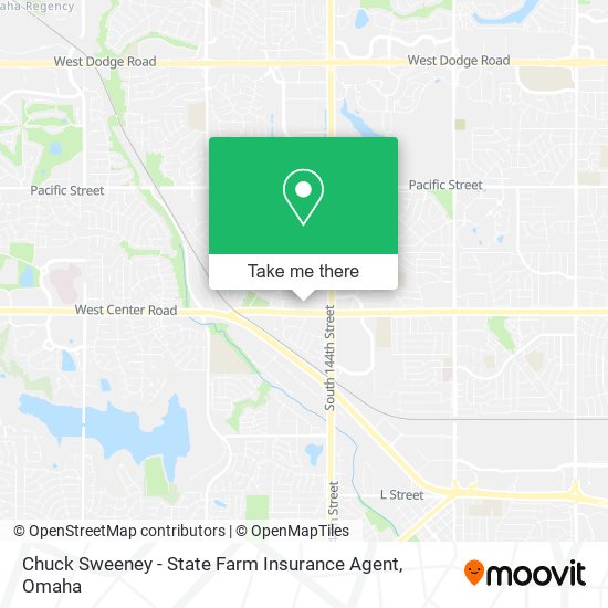 Mapa de Chuck Sweeney - State Farm Insurance Agent