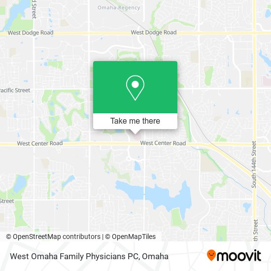 West Omaha Family Physicians PC map