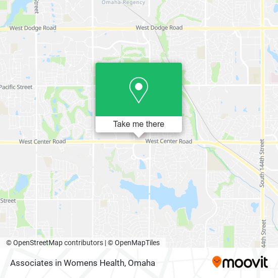 Associates in Womens Health map