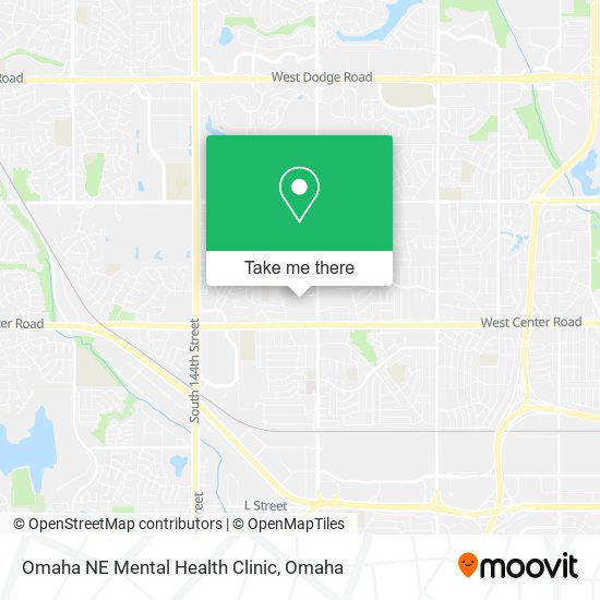 Mapa de Omaha NE Mental Health Clinic