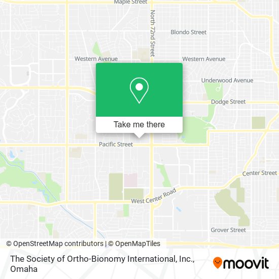 Mapa de The Society of Ortho-Bionomy International, Inc.