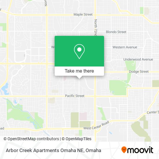 Mapa de Arbor Creek Apartments Omaha NE