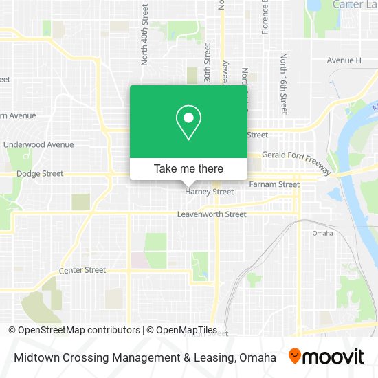 Mapa de Midtown Crossing Management & Leasing