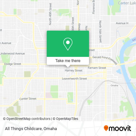 All Things Childcare map