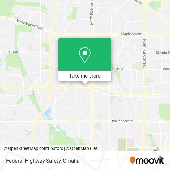 Federal Highway Safety map