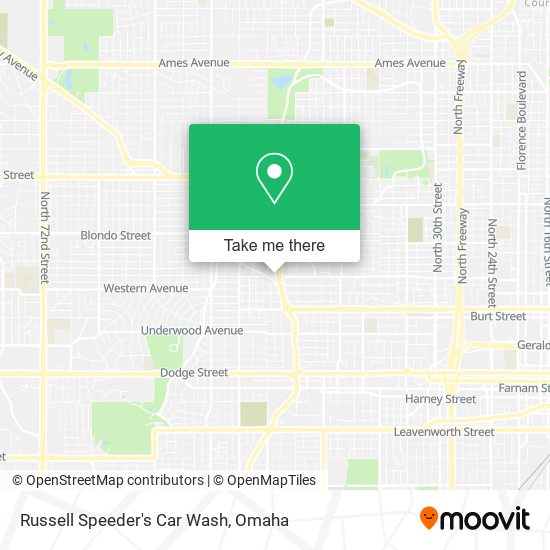 Mapa de Russell Speeder's Car Wash