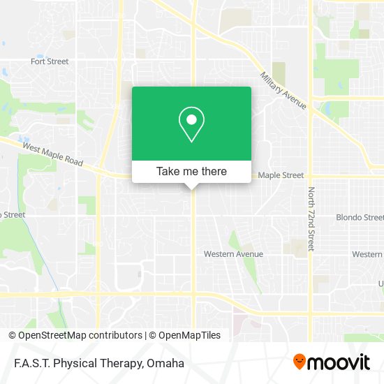 F.A.S.T. Physical Therapy map