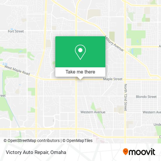 Victory Auto Repair map