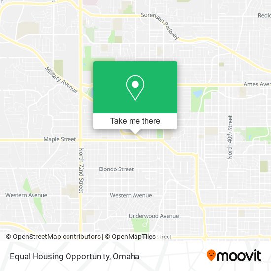 Equal Housing Opportunity map