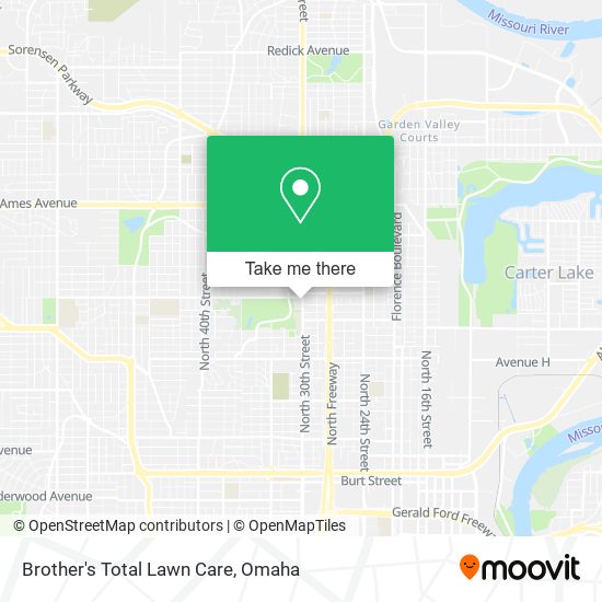 Brother's Total Lawn Care map