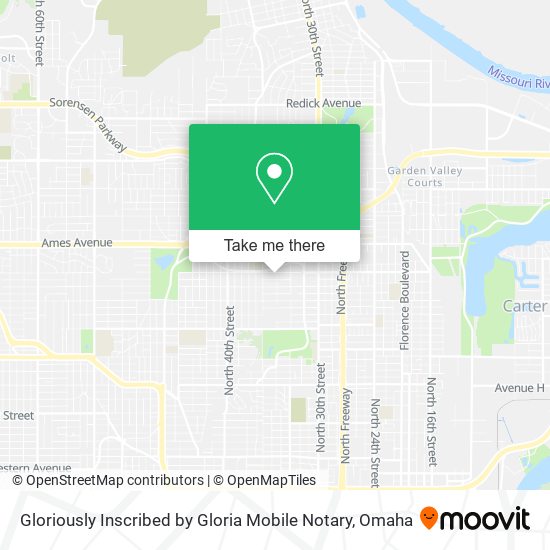 Gloriously Inscribed by Gloria Mobile Notary map