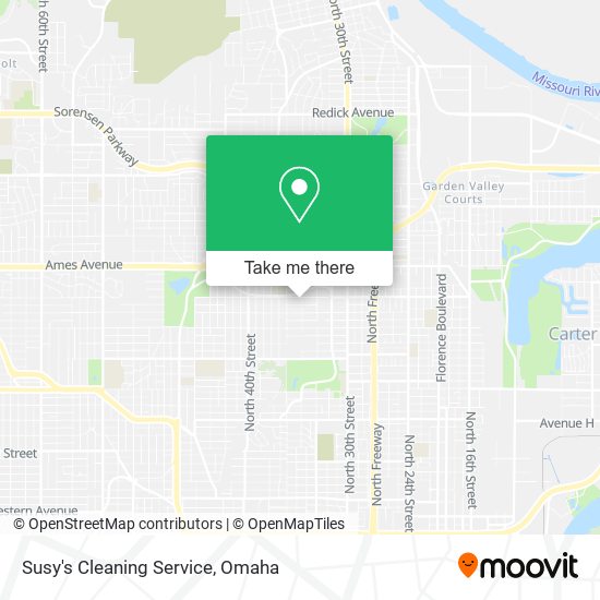 Susy's Cleaning Service map