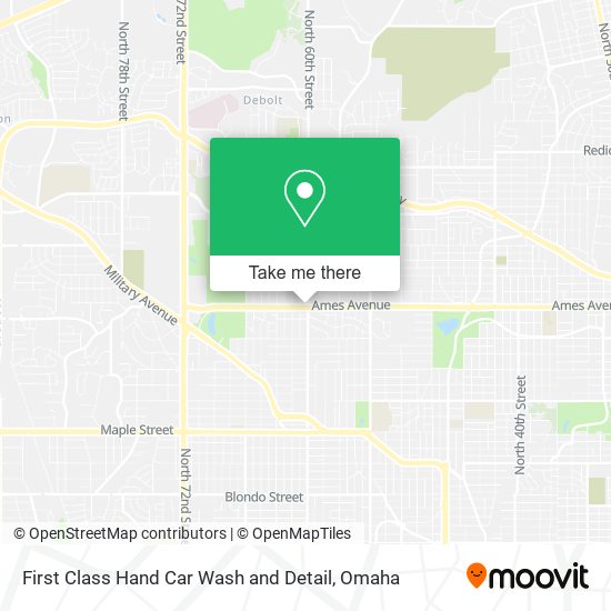 First Class Hand Car Wash and Detail map