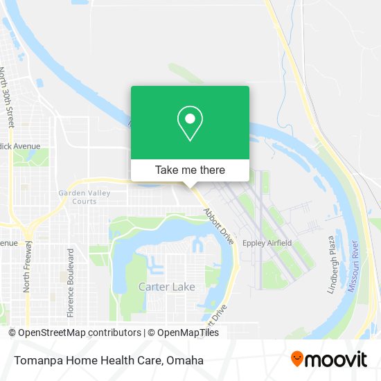 Mapa de Tomanpa Home Health Care