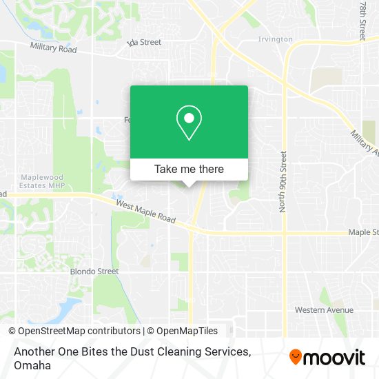 Another One Bites the Dust Cleaning Services map