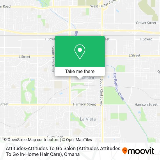 Attitudes-Attitudes To Go Salon (Attitudes Attitudes To Go in-Home Hair Care) map