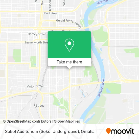 Sokol Auditorium (Sokol Underground) map