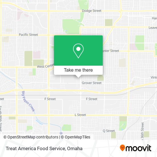 Treat America Food Service map