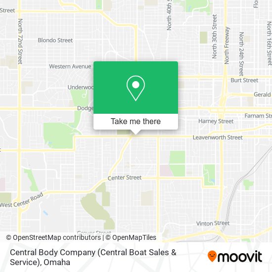Central Body Company (Central Boat Sales & Service) map