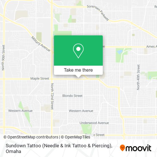 Mapa de Sundown Tattoo (Needle & Ink Tattoo & Piercing)