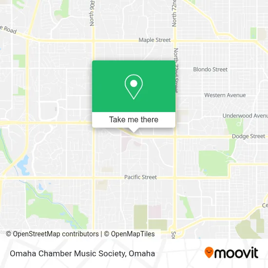 Omaha Chamber Music Society map