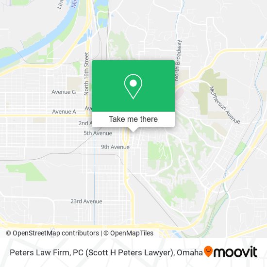 Mapa de Peters Law Firm, PC (Scott H Peters Lawyer)