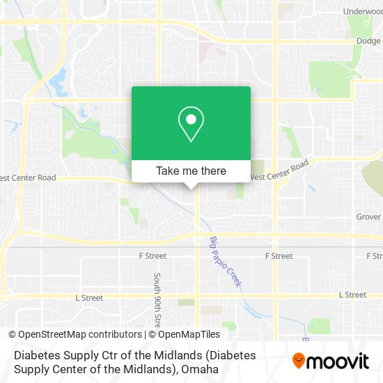 Diabetes Supply Ctr of the Midlands map