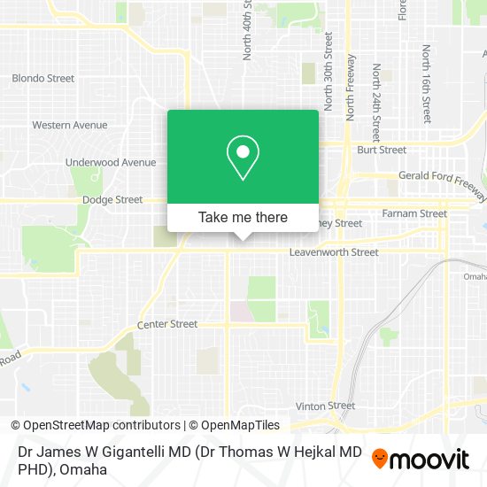 Dr James W Gigantelli MD (Dr Thomas W Hejkal MD PHD) map