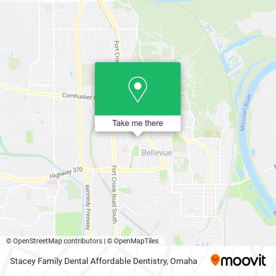 Mapa de Stacey Family Dental Affordable Dentistry