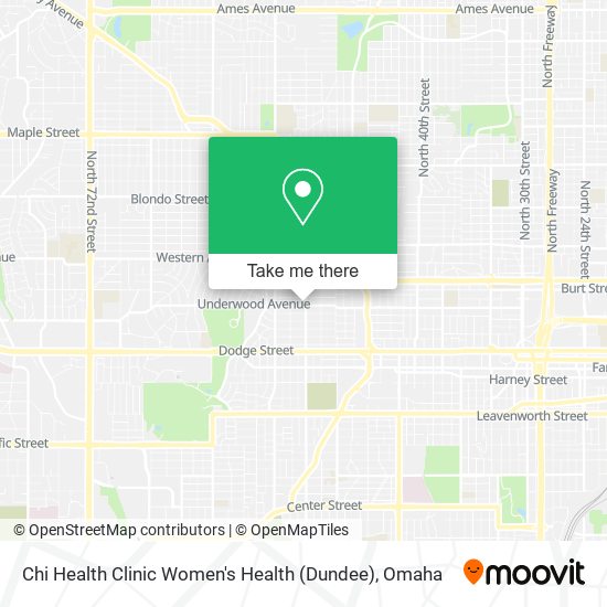 Chi Health Clinic Women's Health (Dundee) map