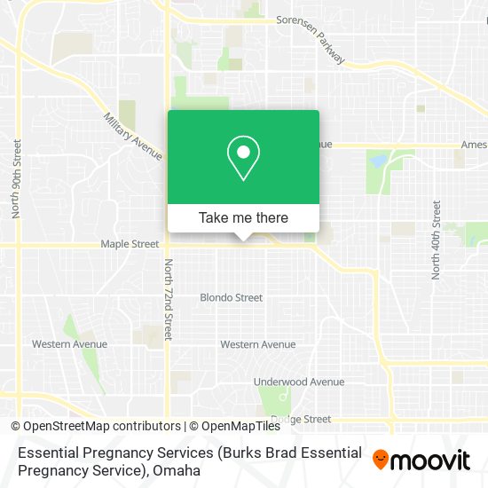 Mapa de Essential Pregnancy Services (Burks Brad Essential Pregnancy Service)