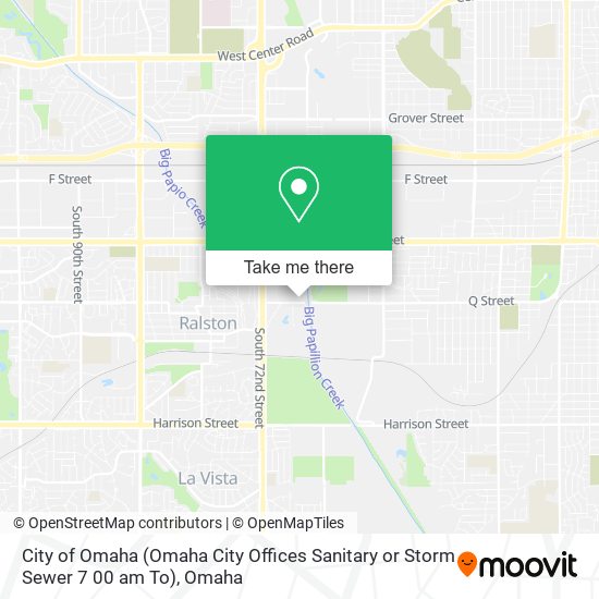 City of Omaha (Omaha City Offices Sanitary or Storm Sewer 7 00 am To) map
