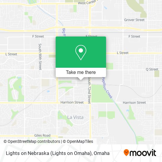 Mapa de Lights on Nebraska (Lights on Omaha)