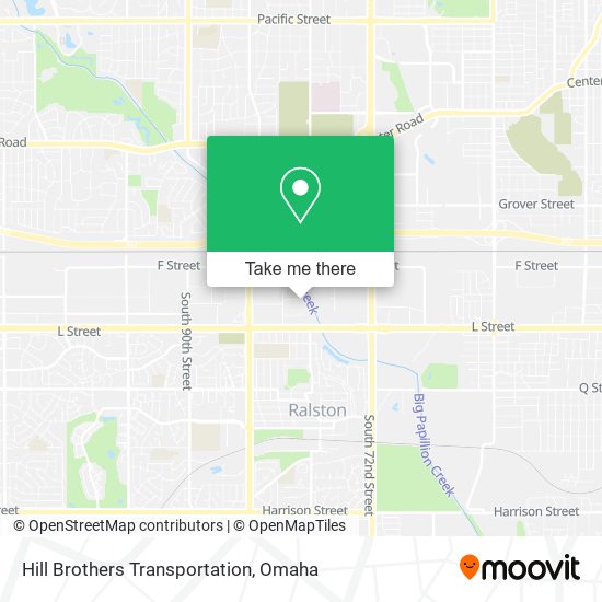 Hill Brothers Transportation map