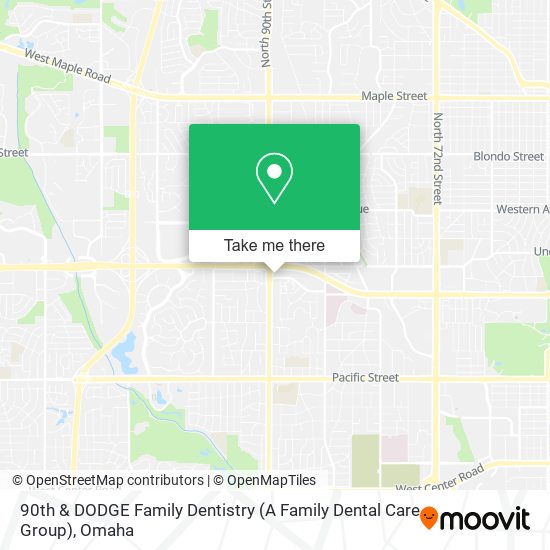 90th & DODGE Family Dentistry (A Family Dental Care Group) map