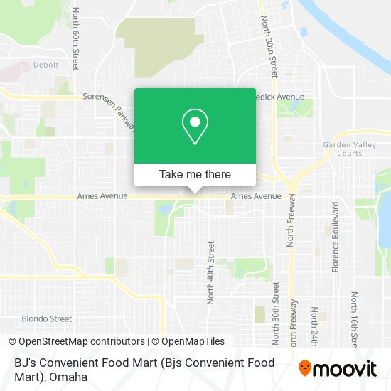BJ's Convenient Food Mart (Bjs Convenient Food Mart) map