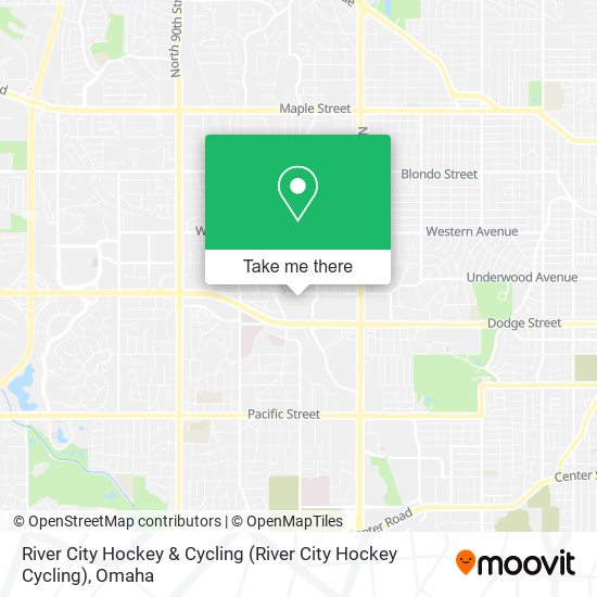 River City Hockey & Cycling map