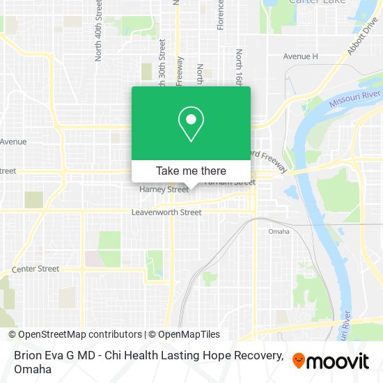 Brion Eva G MD - Chi Health Lasting Hope Recovery map
