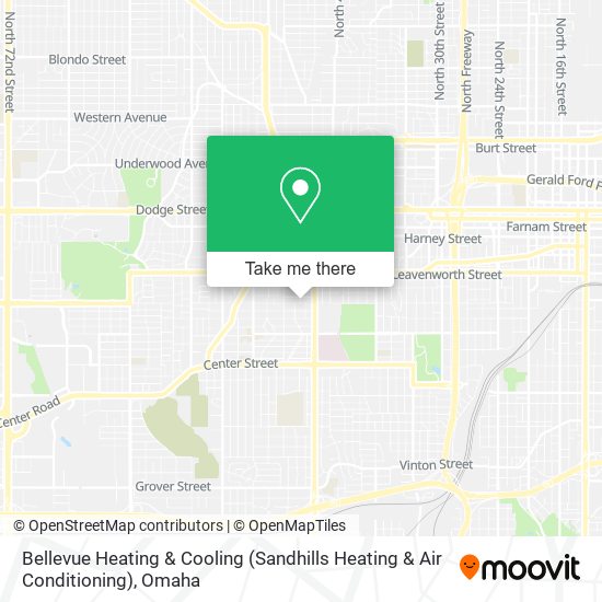 Bellevue Heating & Cooling (Sandhills Heating & Air Conditioning) map