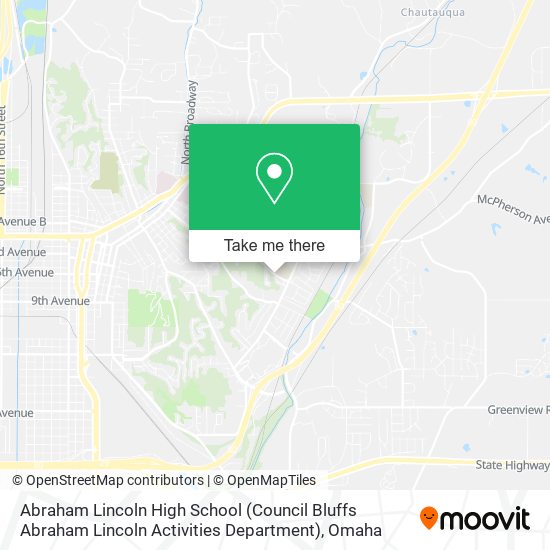 Abraham Lincoln High School (Council Bluffs Abraham Lincoln Activities Department) map