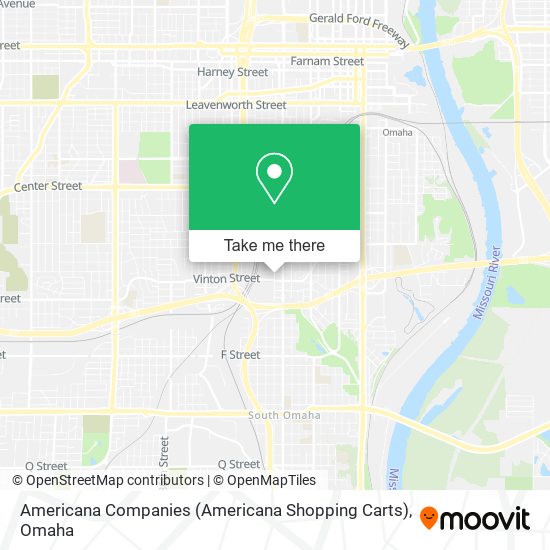 Americana Companies (Americana Shopping Carts) map