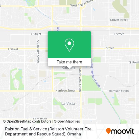 Mapa de Ralston Fuel & Service (Ralston Volunteer Fire Department and Rescue Squad)